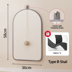 Anti Cat Scratch Sofa Protection Natural Sisal/Jute Cat Scratcher Blanket Post Mat Pet Toy for Protecting Furniture Foot Sofa