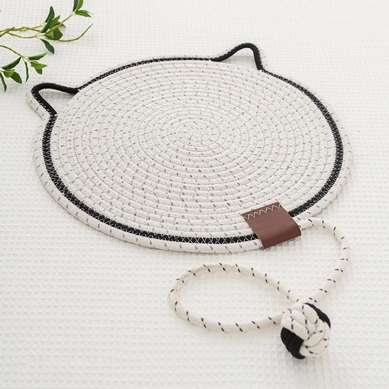 Cotton Rope Cat Scratcher Board Cat Scratching Post Mat Toy Bed Mat Claw Sharpener Scrapers For Cats Grinding Nail Pad Mat