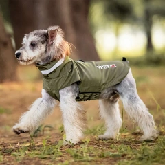 Pet raincoat Adjustable Lightweight Waterproof Windproof Dog Raincoat Hooded Poncho Dog Rain Jacket