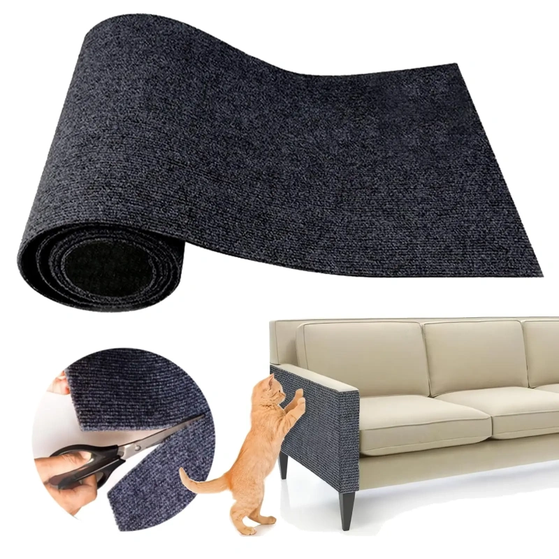 Self-Adhesive Carpet Cats Scratch Board Wall Anti Cat Scratch Sofa Diy Cats Scratch Board Sofa Protection Paws Sharpen Trimmable