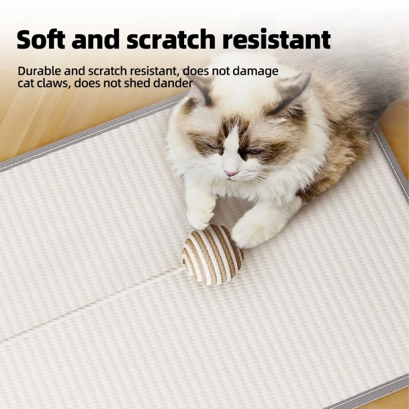 Anti Cat Scratch Sofa Protection Natural Sisal/Jute Cat Scratcher Blanket Post Mat Pet Toy for Protecting Furniture Foot Sofa