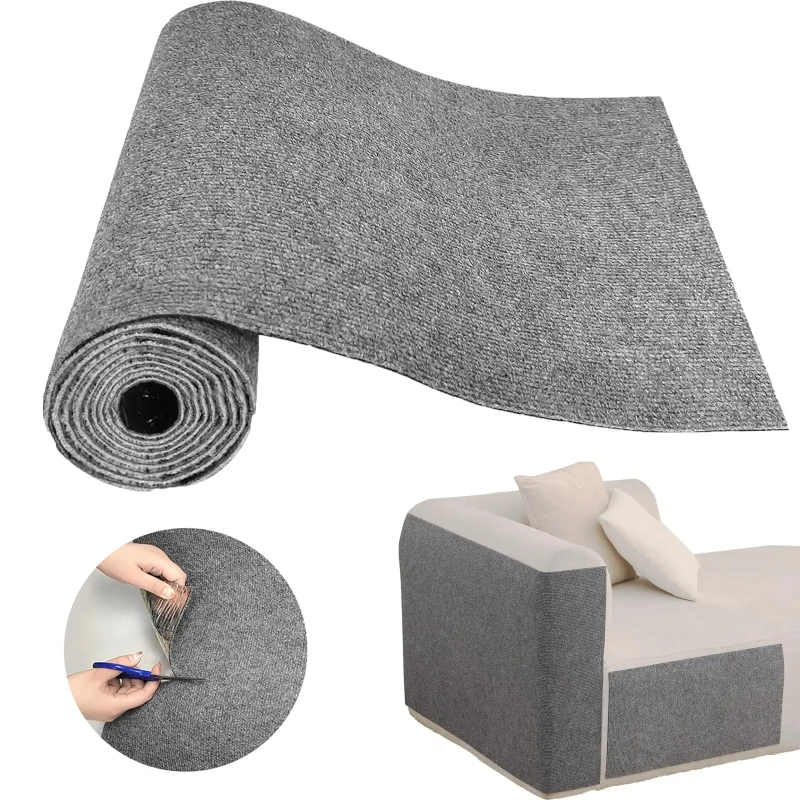 Self-Adhesive Carpet Cats Scratch Board Wall Anti Cat Scratch Sofa Diy Cats Scratch Board Sofa Protection Paws Sharpen Trimmable