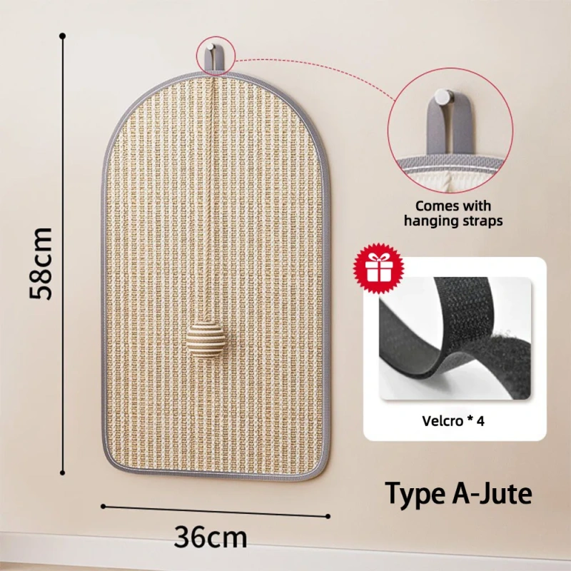 Anti Cat Scratch Sofa Protection Natural Sisal/Jute Cat Scratcher Blanket Post Mat Pet Toy for Protecting Furniture Foot Sofa