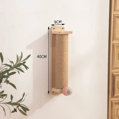 Cat Scratching Board Wooden Toy Cat Claw Hand Wrap Sisal Rope Cat Climbing Frame Durable Cat Scratching Post Pet Supplies