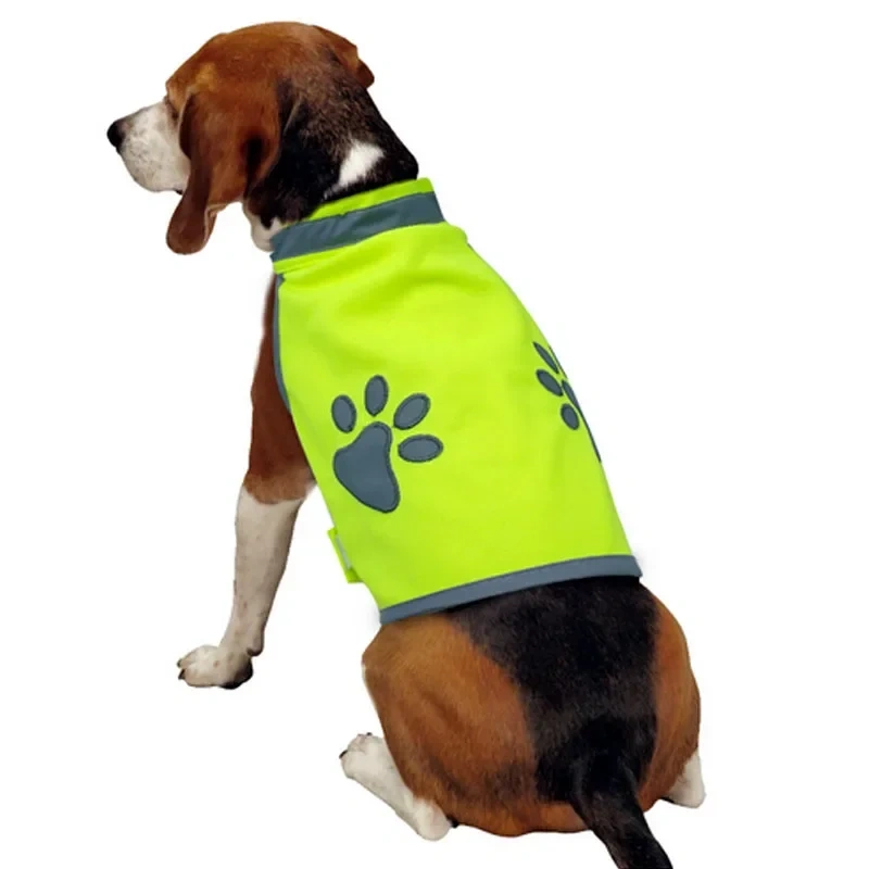 Reflective Pet Vest Cooling Vest For Cat High Visibility Breathable Dog Anxiety Vest Outdoor Walking Fluorescent Dog Life Jacket