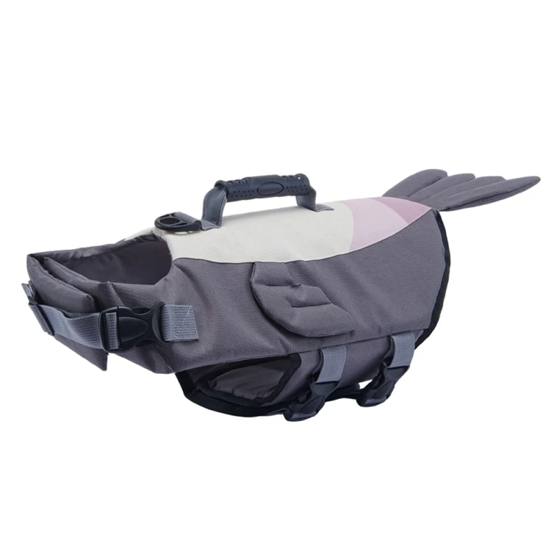 Dog Life Jacket Reflective Adjustable Summer Pet Dog Swimwear Safety Vest Enhanced Buoyancy Pet Life Jacket for Small Large Dogs