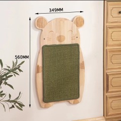 Cat Scratching Board Wooden Toy Cat Claw Hand Wrap Sisal Rope Cat Climbing Frame Durable Cat Scratching Post Pet Supplies