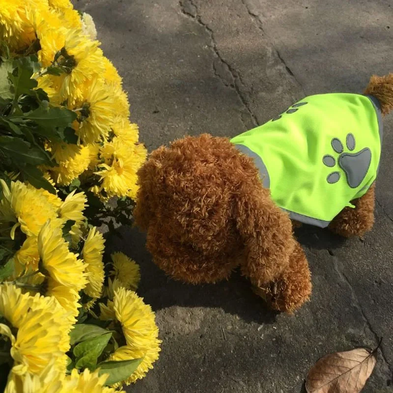 Reflective Pet Vest Cooling Vest For Cat High Visibility Breathable Dog Anxiety Vest Outdoor Walking Fluorescent Dog Life Jacket