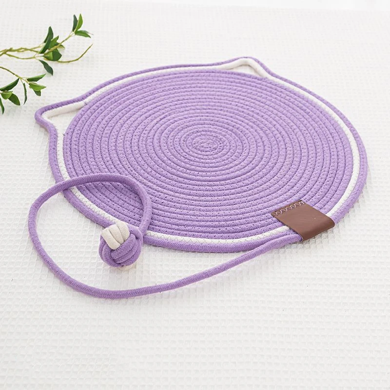 Cotton Rope Cat Scratcher Board Cat Scratching Post Mat Toy Bed Mat Claw Sharpener Scrapers For Cats Grinding Nail Pad Mat