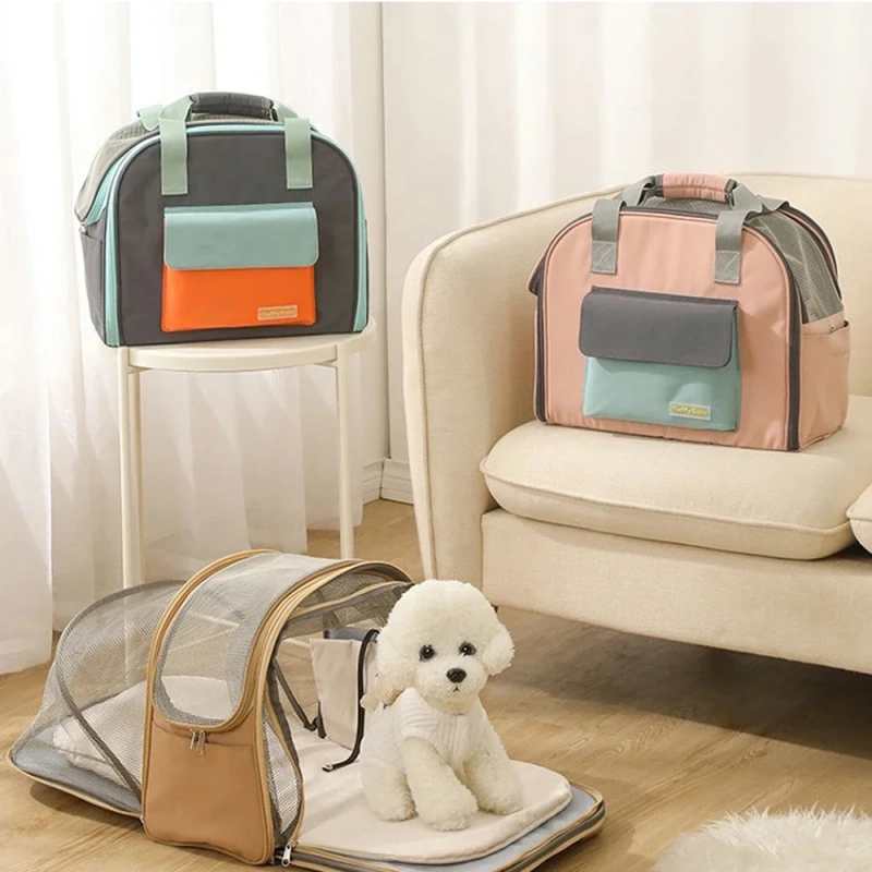 Multifunctional Tent Pet Bag Breathable Cat Dog Backpac for Travel Small Dog Handbags Comfortable Puppy Transport Shoulder Bags