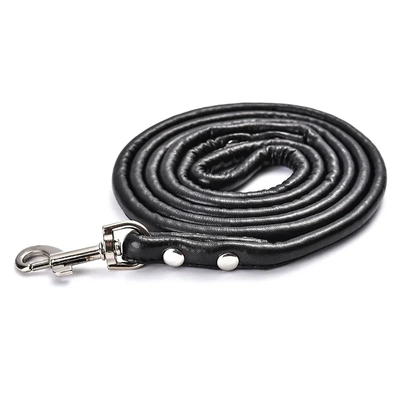 Fashionable Multicolor Pu Round Rope Pet Leash For Medium Small Dogs Pet Supplies Wholesale Stock Available