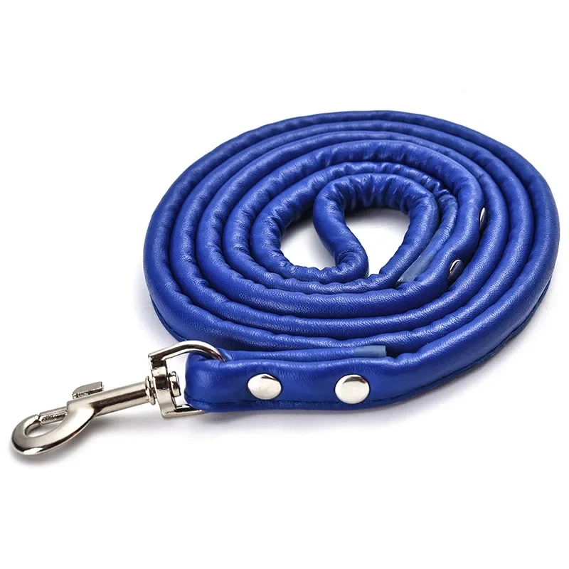 Fashionable Multicolor Pu Round Rope Pet Leash For Medium Small Dogs Pet Supplies Wholesale Stock Available