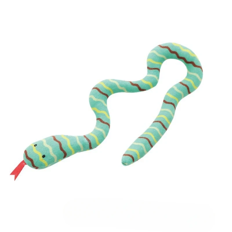 Cat Catnip Toy Interactive Toy Plush Cat Gluttonous Snake Bite-Resistant Molar Interactive Toy Gift For Cat Pet Accessories