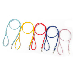 Fashionable Multicolor Pu Round Rope Pet Leash For Medium Small Dogs Pet Supplies Wholesale Stock Available