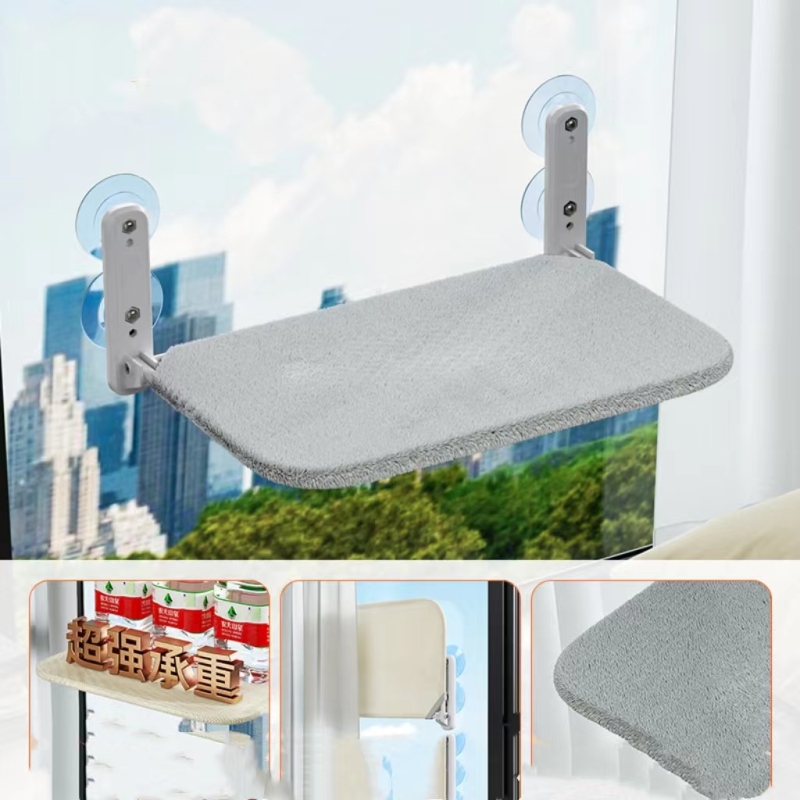 1 Pcs Foldable Cat Hammock Window Breathable Cloth Windowsill Cat Bed Capacity of 10KG Cat Litter Cat Accessories Cat Supplies