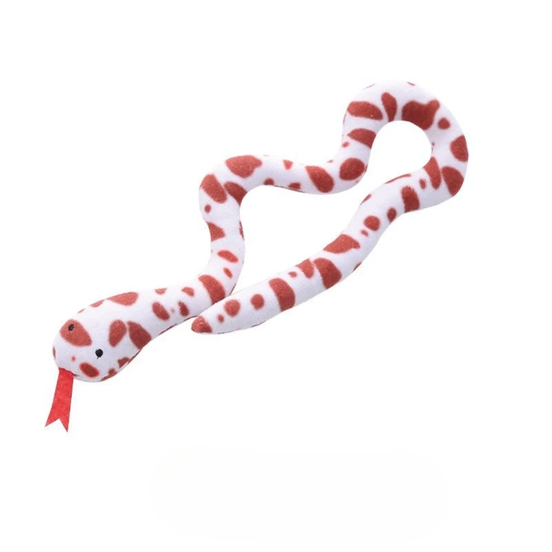 Cat Catnip Toy Interactive Toy Plush Cat Gluttonous Snake Bite-Resistant Molar Interactive Toy Gift For Cat Pet Accessories