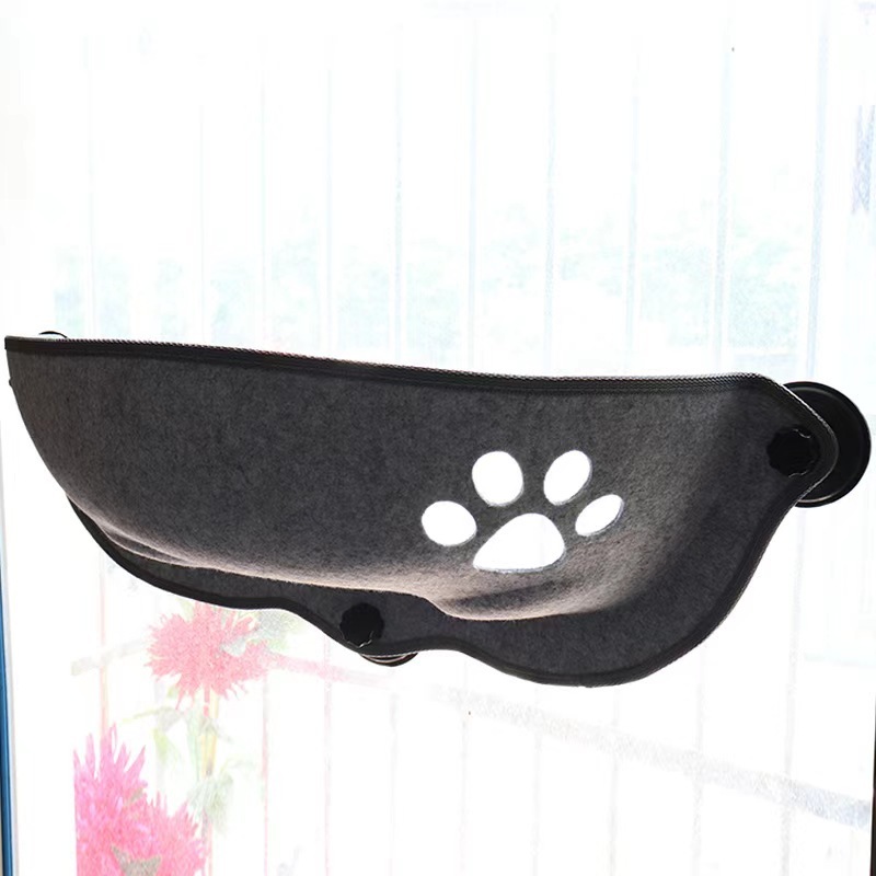 Cat Window Hammock With Strong Suction Cups Pet Kitty Hanging Sleeping Bed Storage For Pet Warm Ferret Cage Cat Shelf Seat Beds