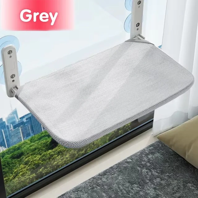 1 Pcs Foldable Cat Hammock Window Breathable Cloth Windowsill Cat Bed Capacity of 10KG Cat Litter Cat Accessories Cat Supplies