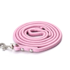 Fashionable Multicolor Pu Round Rope Pet Leash For Medium Small Dogs Pet Supplies Wholesale Stock Available