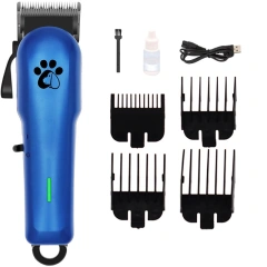 Pet Grooming Hair Clippers Cordless Electric Dog Pet Clipper Rechargeable Cat Hair Trimmer For Dogs Adjustable pet Accessories