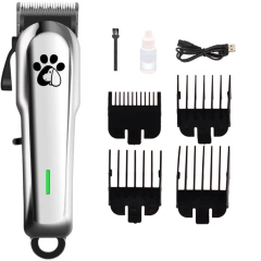 Pet Grooming Hair Clippers Cordless Electric Dog Pet Clipper Rechargeable Cat Hair Trimmer For Dogs Adjustable pet Accessories