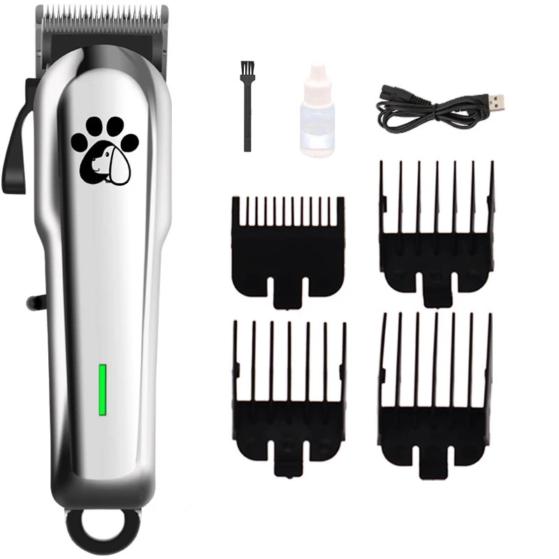 Pet Grooming Hair Clippers Cordless Electric Dog Pet Clipper Rechargeable Cat Hair Trimmer For Dogs Adjustable pet Accessories
