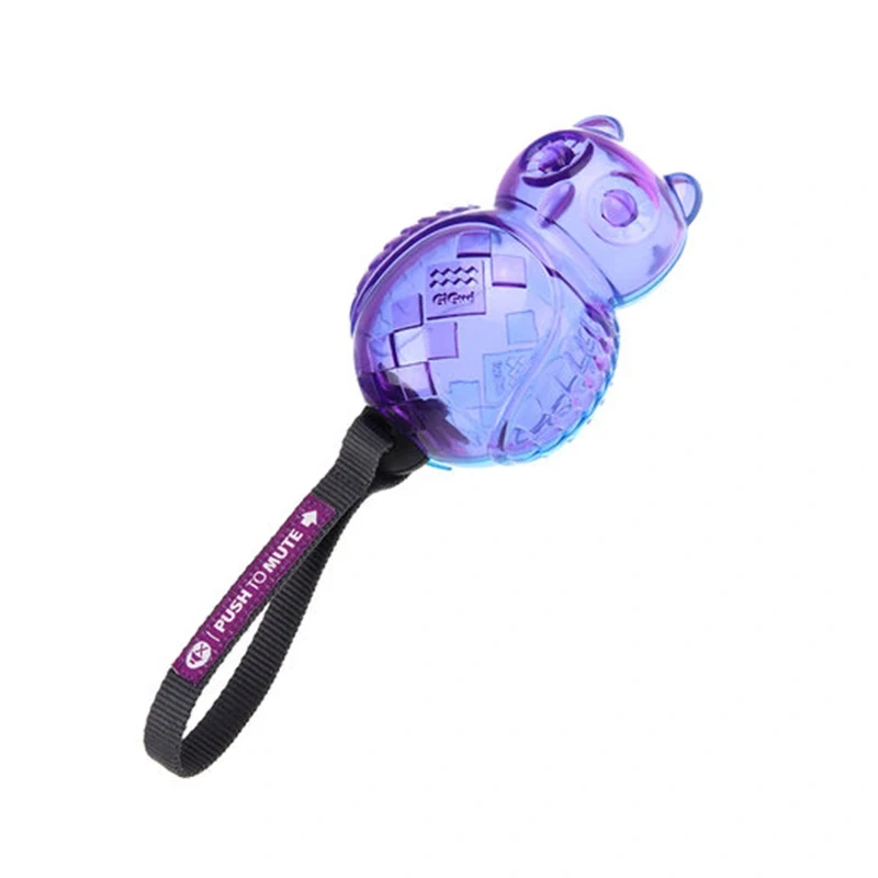 GiGwi Pet Toys PUSH TO Mute Series Interactive Safe Trainging Dogs Toys Sounds Bite Resistant Puppy Gums for Small/Medium Dogs