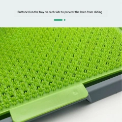 43X68cm Pet Dog Grass Patch Toilet Puppy Potty Trainer Indoor Training Tray Pet Toilets Three Layers