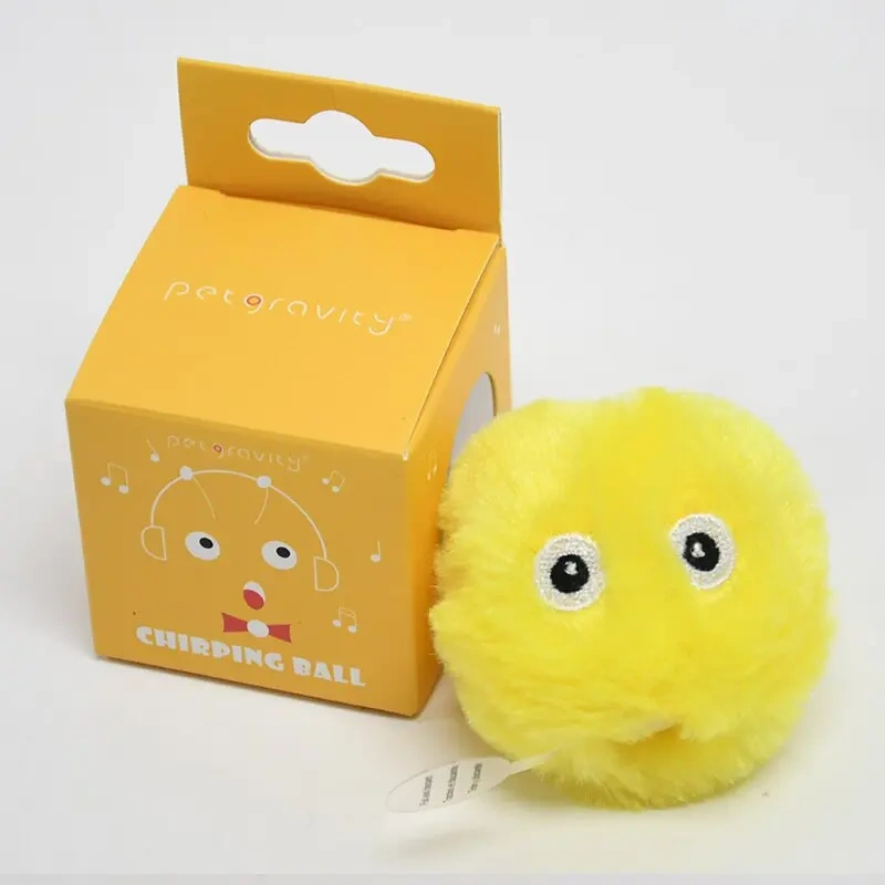 Smart Interactive Catnip Ball | Plush Electric Toy with Sound & Squeak | Ultimate Fun & Training for Kittens