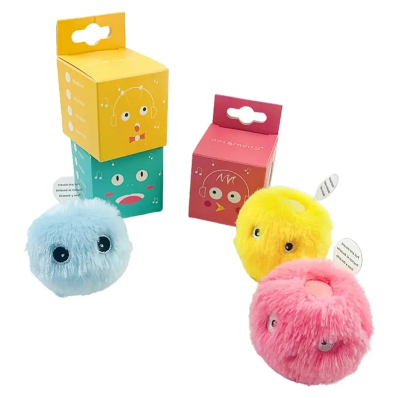 Smart Interactive Catnip Ball | Plush Electric Toy with Sound & Squeak | Ultimate Fun & Training for Kittens