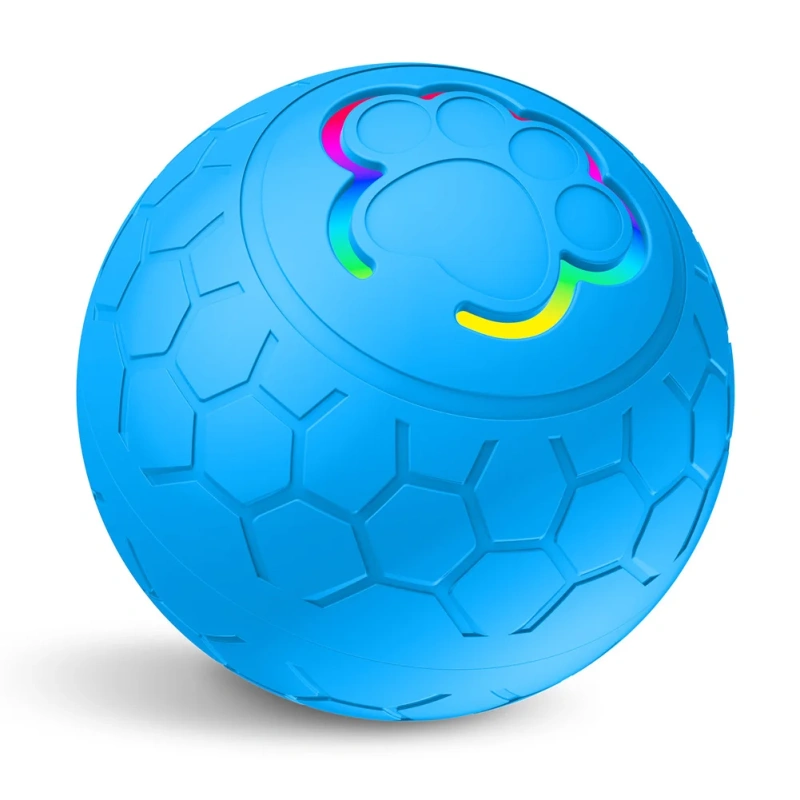 Smart Interactive Dog Ball Toy Rechargeable Automatic Rolling Ball With 2 Modes Motion Activated Remote Control Dog Toys