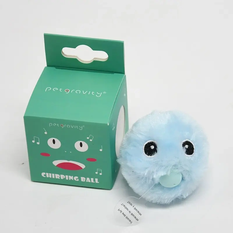 Smart Interactive Catnip Ball | Plush Electric Toy with Sound & Squeak | Ultimate Fun & Training for Kittens