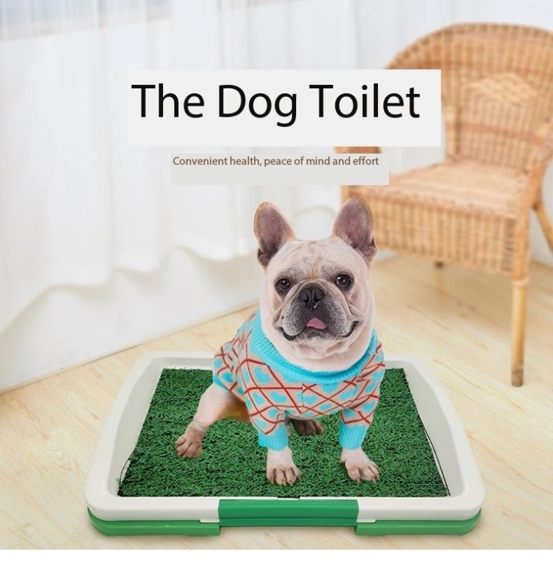 47x34cm Pet Dog Grass Patch Toilet Puppy Potty Trainer Indoor Training Tray Small dog Toilets Three Layers