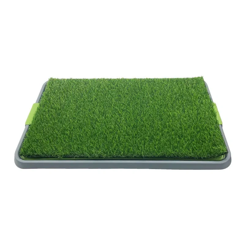 43X68cm Pet Dog Grass Patch Toilet Puppy Potty Trainer Indoor Training Tray Pet Toilets Three Layers