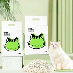 Tofu Cat Litter Odor Control Low dust Compact Clumping Tofu Bentonite Mixed Cat Litter Easy Clean
