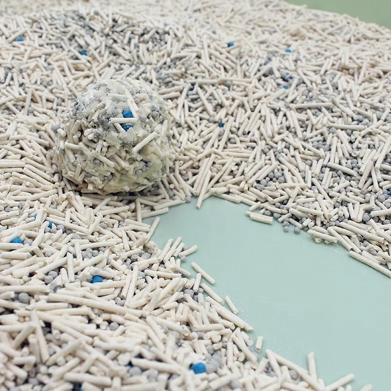 Wholesale factory cat sand Biodegradable Cat litter is easy to clean dust free clumping flushable tofu Cat litter