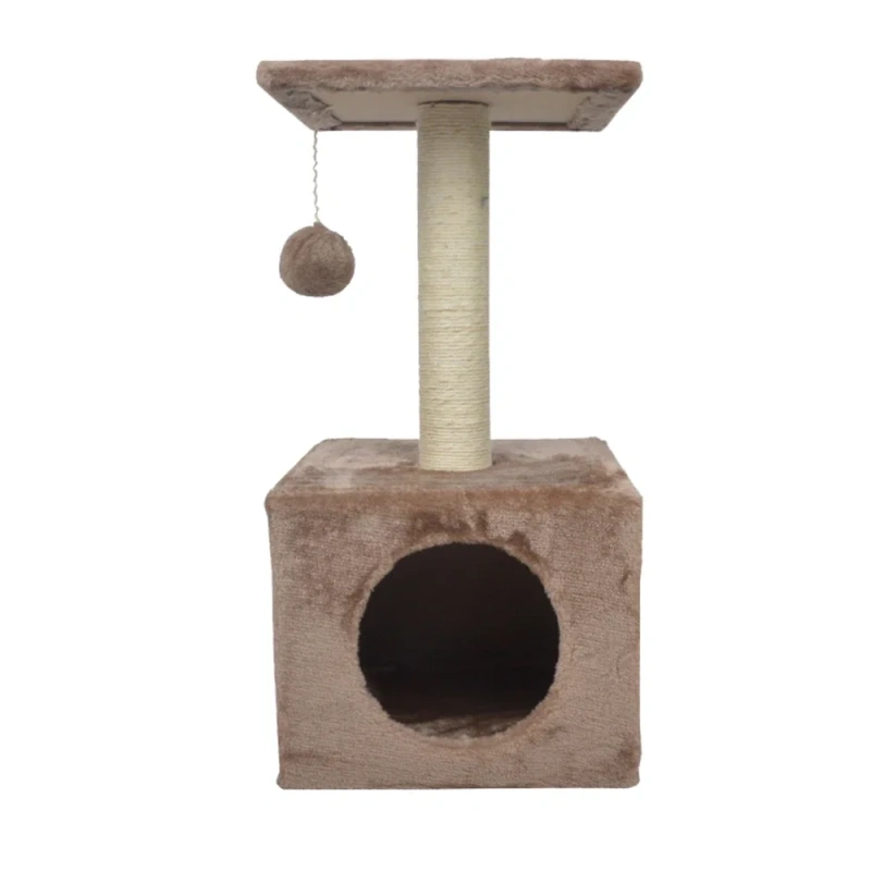 Wholesale Design Modern Castle Climb Scratch Scratcher Condo Wood Cat Furniture Tower Pet Cat Tree
