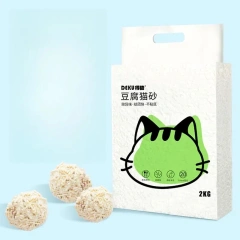 Tofu Cat Litter Odor Control Low dust Compact Clumping Tofu Bentonite Mixed Cat Litter Easy Clean