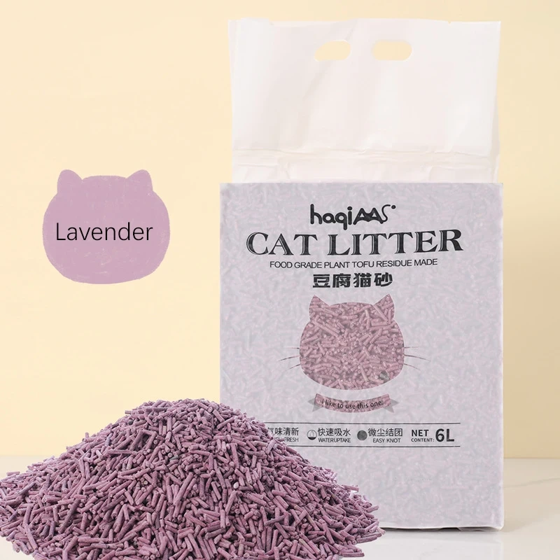 Original plant tofu cat litter 6L green tea mixed plant cat litter fast clumping pet supplies