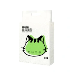 Tofu Cat Litter Odor Control Low dust Compact Clumping Tofu Bentonite Mixed Cat Litter Easy Clean