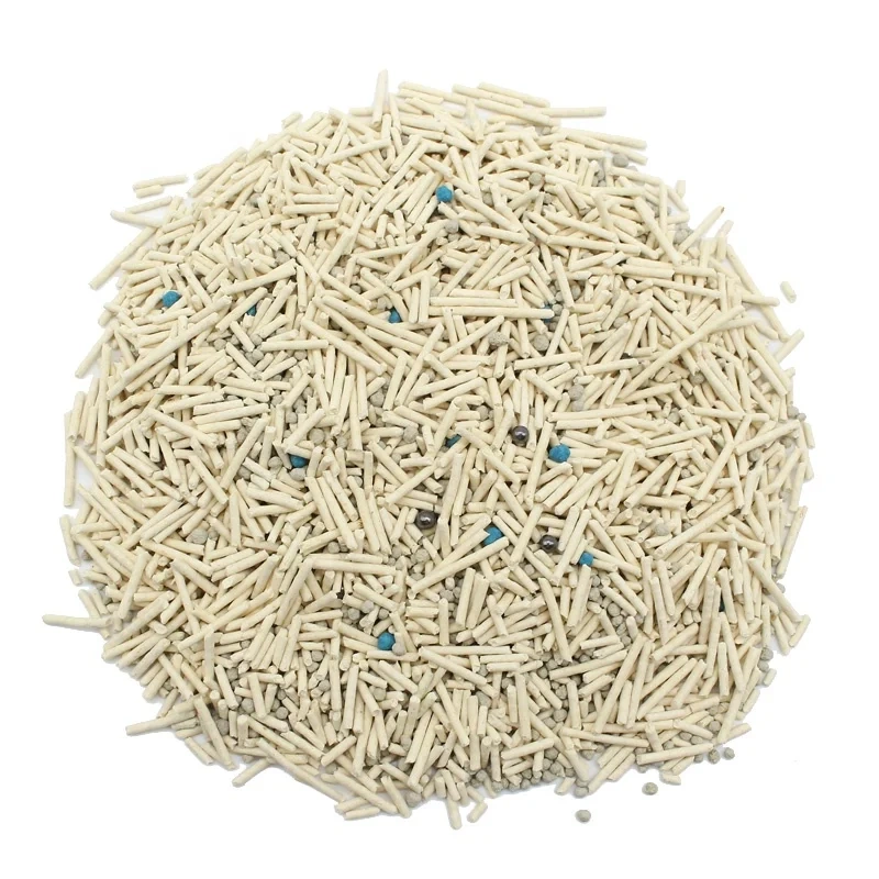 Wholesale factory cat sand Biodegradable Cat litter is easy to clean dust free clumping flushable tofu Cat litter
