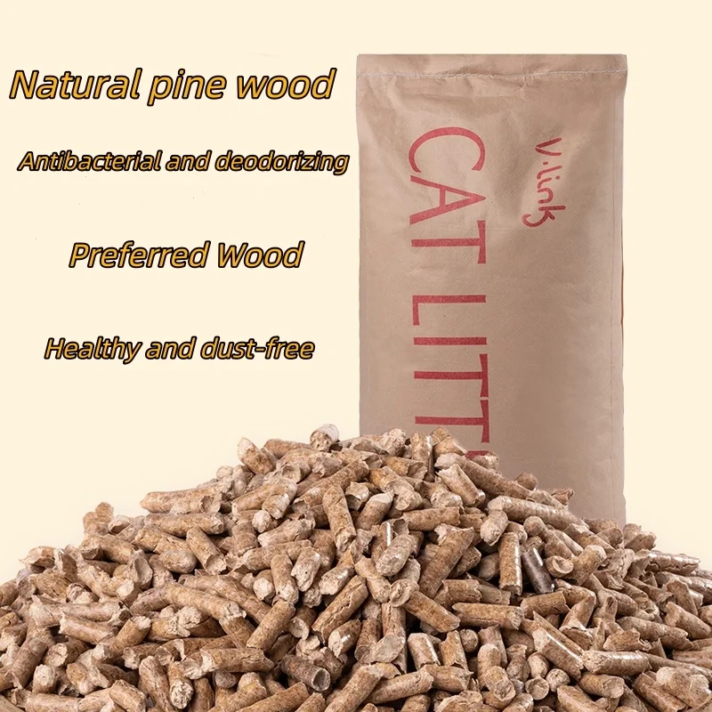 Factory Direct Sale Dissolve water quickly Harmless Wooden cat litter