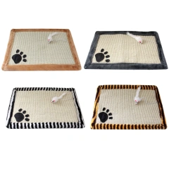 Cat Kitten Scratch Board Pad Sisal Toy Sofa Furniture Protector Cat Claw Care Product Cats Scratcher Paw Pad With Invisible Nail