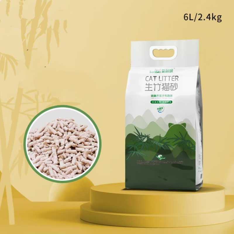 Bamboo Cat Litter Bamboo Charcoal  Cat Litter