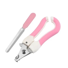 Two-color Pet Nail Clippers Stainless Steel Dog Cat Professional Labor-Saving Nail Clippers Convenient Beauty Cleaning Supplies