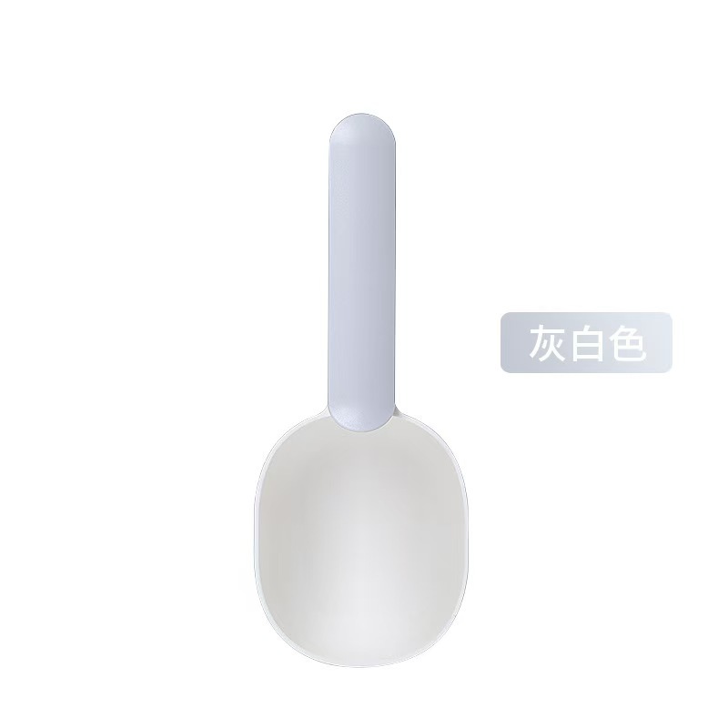 Dog Food Scoop Multifunctional Pet Feeding Spoon with Sealing Clip Grade Plastic Cat Food Dedicated Measuring Spoon