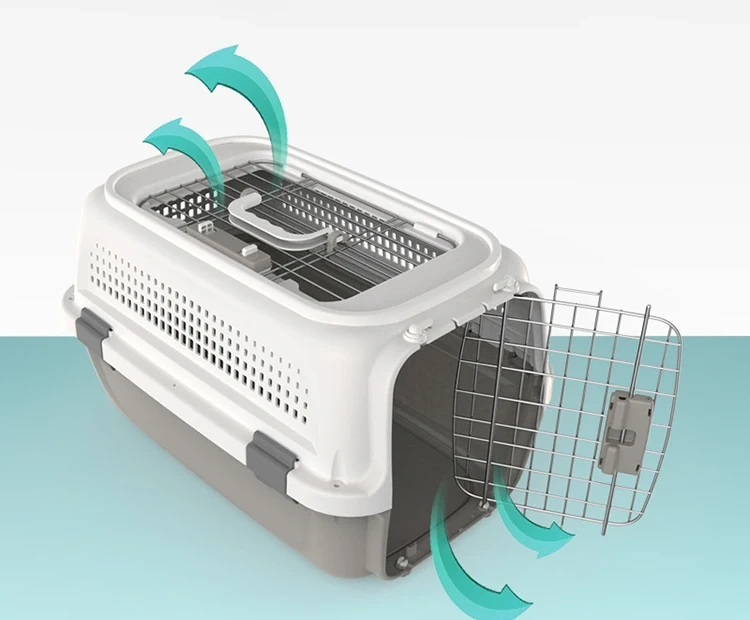Portable Dog Carriers Durable Pet Carriers Houses Outdoor Travel Cat Transport Box Cat Consignment Carrier Box