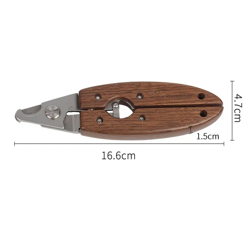 Dog Cat Nail Clippers Wooden Stainless Steel Pet Toes Cutter Scissor Grooming Tools Dogs Cats Nail Trimmer Clipper Pet Supplies