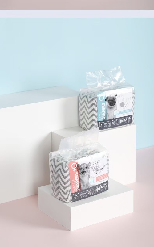 Disposable Dog Diapers Female Dog Diapers Ultra Protection Diapers for Dogs in Heat Excitable Urination or Incontinence