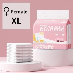 10Pcs Disposable Pet Diapers for Males Females Dogs Absorbent Doggy Disposable Underwear Physiological Pants for Dogs Puppy